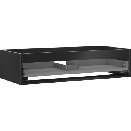Mexen Box-A Korpus Waschtischunterschrank 100 cm, 1 Schublade, Schwarz Matt - 91AX0-1000-235-1-71