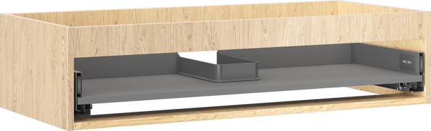 Mexen Box-A Waschtischunterschrank 100 cm, 1 Schublade, Eiche - 91AX0-1000-235-1-81