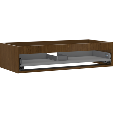 Mexen Box-A Korpus des Waschtischunterschranks 100 cm, 1 Schublade, Nussbaum - 91AX0-1000-235-1-86