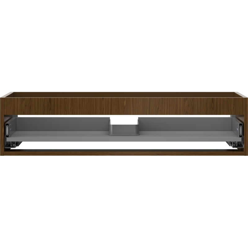 Mexen Box-A Korpus des Waschtischunterschranks 100 cm, 1 Schublade, Nussbaum - 91AX0-1000-235-1-86