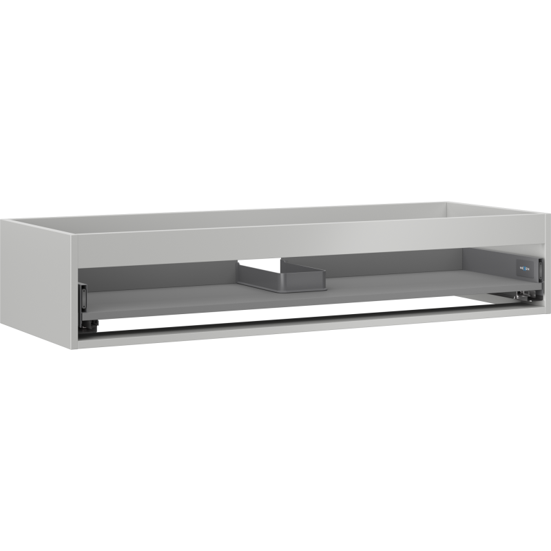 Mexen Box-A Korpus für Waschbeckenunterschrank 120 cm, 1 Schublade, graumatt - 91AX0-1200-235-1-62