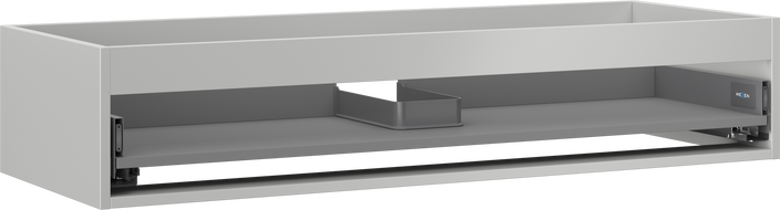 Mexen Box-A Korpus für Waschbeckenunterschrank 120 cm, 1 Schublade, graumatt - 91AX0-1200-235-1-62