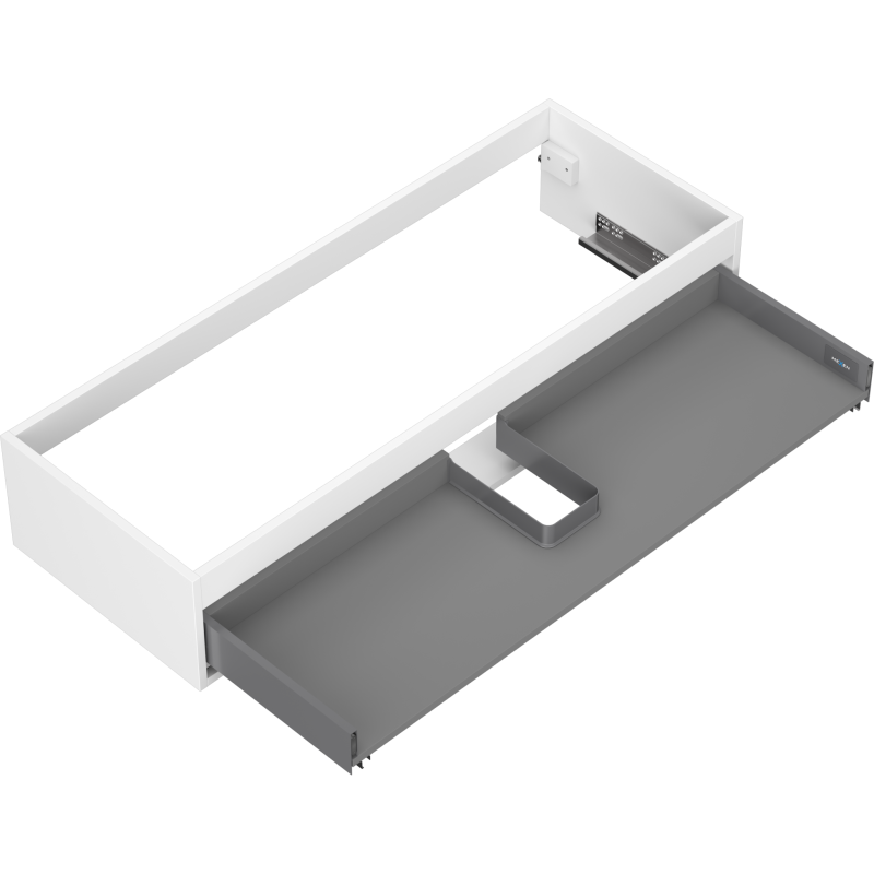 Mexen Box-A Korpus für Waschbeckenunterschrank 120 cm, 1 Schublade, weiß matt - 91AX0-1200-235-1-01
