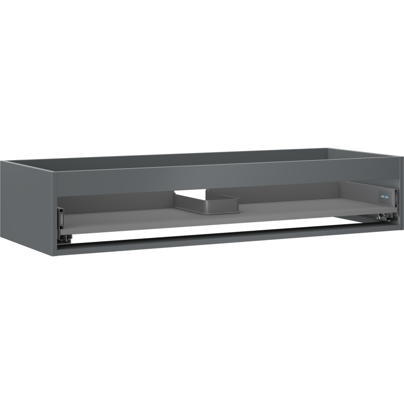 Mexen Box-A Gehäuse des Waschtischunterschranks 120 cm, 1 Schublade, grafit matt - 91AX0-1200-235-1-66