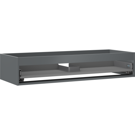Mexen Box-A Gehäuse des Waschtischunterschranks 120 cm, 1 Schublade, grafit matt - 91AX0-1200-235-1-66