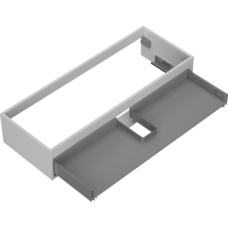 Mexen Box-A Korpus für Waschbeckenunterschrank 120 cm, 1 Schublade, graumatt - 91AX0-1200-235-1-62