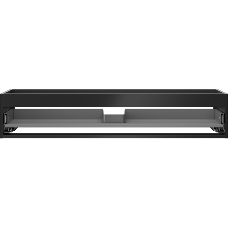 Mexen Box-A Korpus des Waschtischunterschranks 120 cm, 1 Schublade, Schwarz Matt - 91AX0-1200-235-1-71