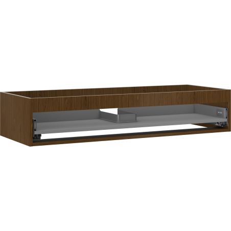 Mexen Box-A Korpus der Waschtischschrank 120 cm, 1 Schublade, Nussbaum - 91AX0-1200-235-1-86