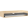Mexen Box-A Korpus für Waschtischunterschrank 120 cm, 1 Schublade, Eiche - 91AX0-1200-235-1-81