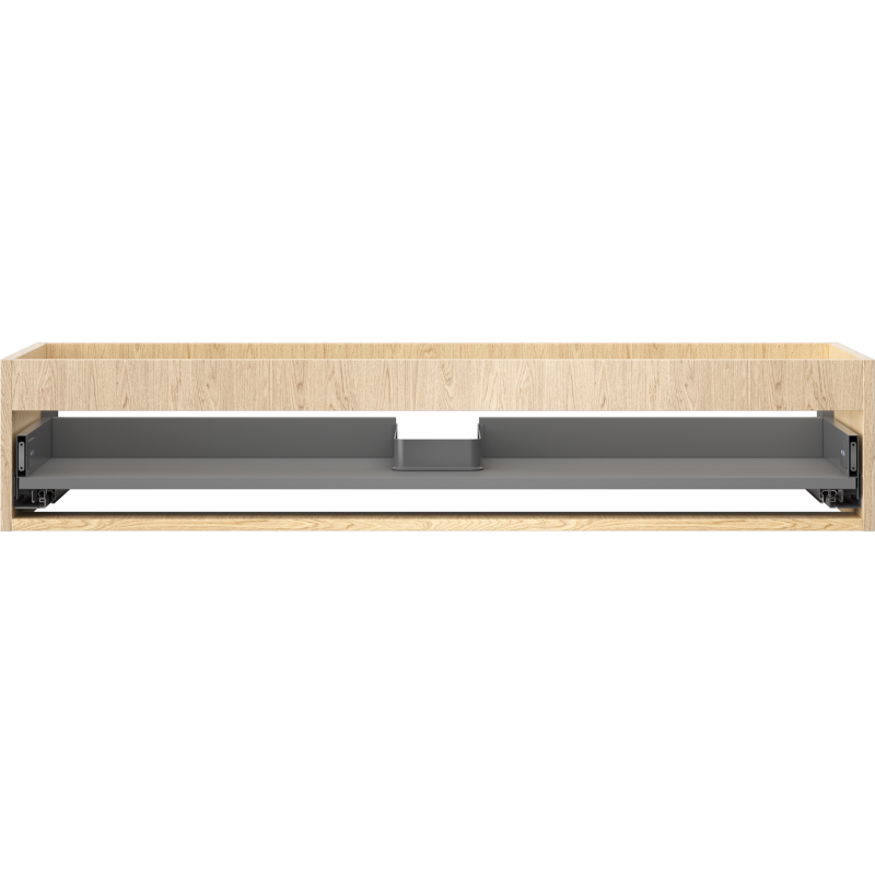 Mexen Box-A Korpus für Waschtischunterschrank 120 cm, 1 Schublade, Eiche - 91AX0-1200-235-1-81