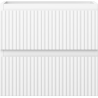 Mexen Rivel Badezimmerunterschrank 50 cm, 2 Schubladen, geriffelt, mattweiß - 91A20-05047-2-BFF01