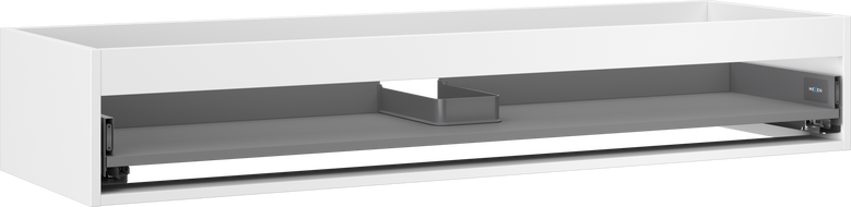 Mexen Box-A Korpus des Unterschranks 140 cm, 1 Schublade, Weiß Matt - 91AX0-1400-235-1-01