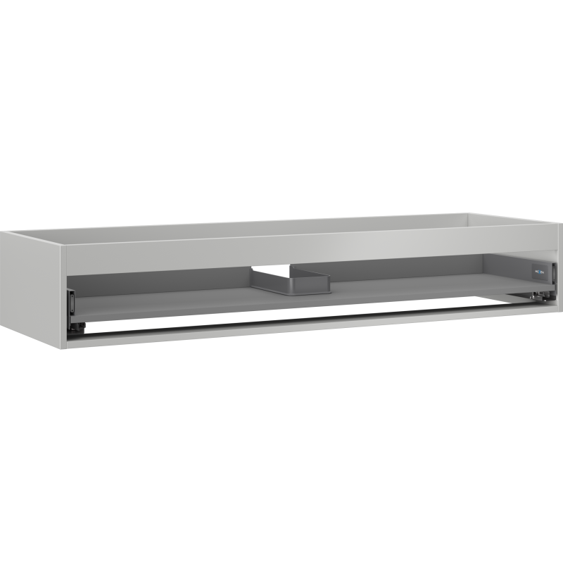 Mexen Box-A Waschtisch-Unterschrankkorpus 140 cm, 1 Schublade, Grau matt - 91AX0-1400-235-1-62