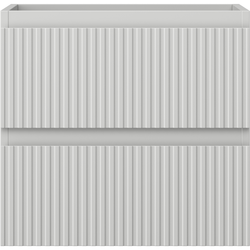 Mexen Rivel Badezimmer-Unterschrank 50 cm, 2 Schubladen, gerillt, grau matt - 91A20-05047-2-BFF62