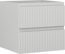 Mexen Rivel Badezimmer-Unterschrank 50 cm, 2 Schubladen, gerillt, grau matt - 91A20-05047-2-BFF62