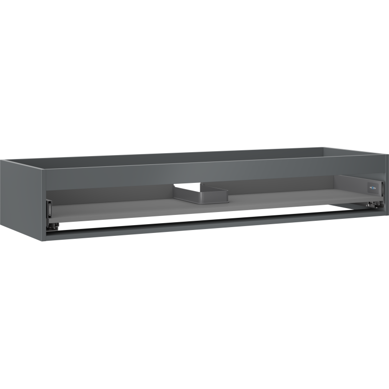Mexen Box-A Korpus für Waschtischunterschrank 140 cm, 1 Schublade, Graphit Matt - 91AX0-1400-235-1-66