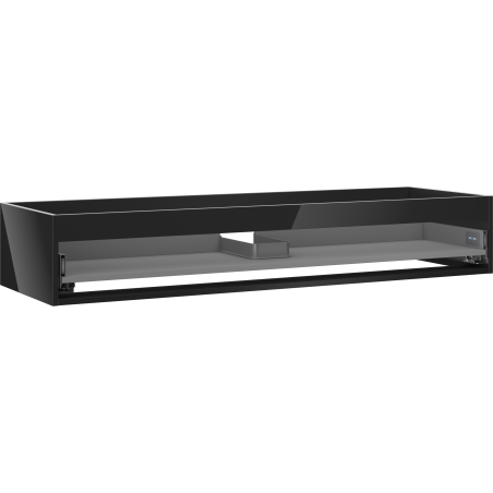 Mexen Box-A Schrankunterbau 140 cm, 1 Schublade, schwarzer Glanz - 91AX0-1400-235-1-70