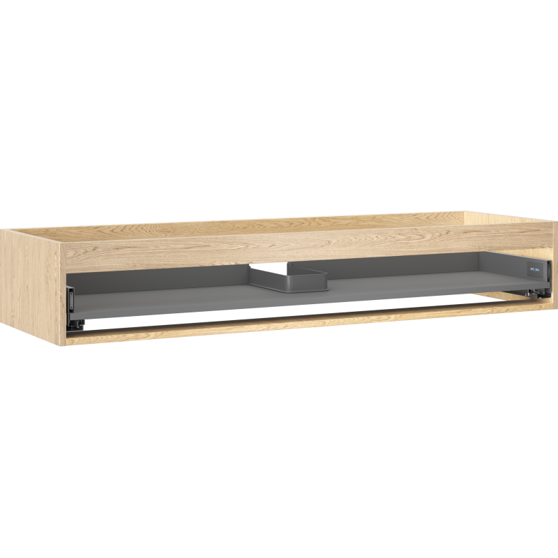 Mexen Box-A Korpus des Waschtischunterschranks 140 cm, 1 Schublade, Eiche - 91AX0-1400-235-1-81