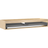 Mexen Box-A Korpus des Waschtischunterschranks 140 cm, 1 Schublade, Eiche - 91AX0-1400-235-1-81