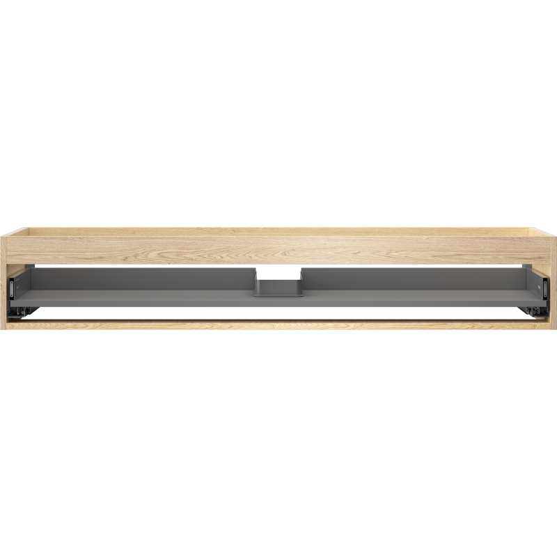 Mexen Box-A Korpus des Waschtischunterschranks 140 cm, 1 Schublade, Eiche - 91AX0-1400-235-1-81