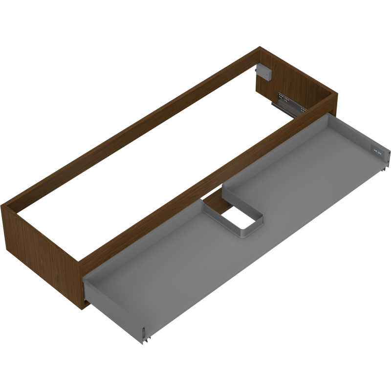 Mexen Box-A Unterschrankkorpus 140 cm, 1 Schublade, Nuss - 91AX0-1400-235-1-86