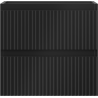Mexen Rivel Badezimmer-Unterschrank 50 cm, 2 Schubladen, geriffelt, schwarz matt - 91A20-05047-2-BFF71
