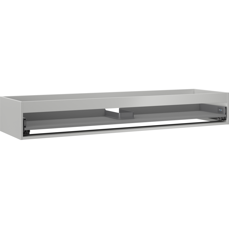 Mexen Box-A Schrankkorpus 160 cm, 1 Schublade, grauer Mattlack - 91AX0-1600-235-1-62