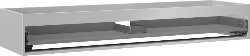 Mexen Box-A Schrankkorpus 160 cm, 1 Schublade, grauer Mattlack - 91AX0-1600-235-1-62