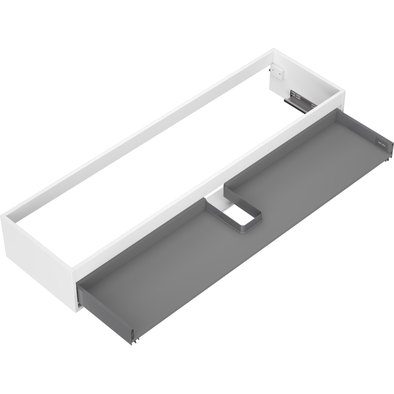 Mexen Box-A Korpus des Waschtischunterschranks 160 cm, 1 Schublade, weiß matt - 91AX0-1600-235-1-01