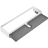 Mexen Box-A Korpus des Waschtischunterschranks 160 cm, 1 Schublade, weiß matt - 91AX0-1600-235-1-01