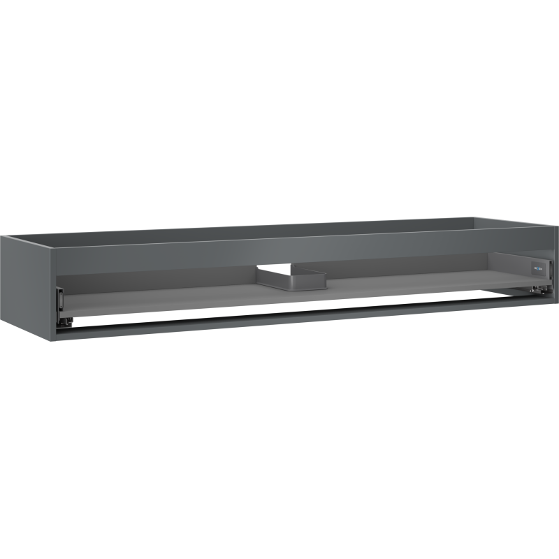 Mexen Box-A Korpus Waschtischunterschrank 160 cm, 1 Schublade, Graphit Matt - 91AX0-1600-235-1-66