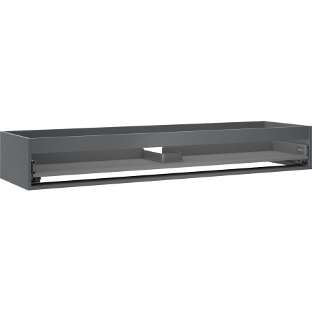 Mexen Box-A Korpus Waschtischunterschrank 160 cm, 1 Schublade, Graphit Matt - 91AX0-1600-235-1-66