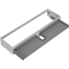 Mexen Box-A Schrankkorpus 160 cm, 1 Schublade, grauer Mattlack - 91AX0-1600-235-1-62