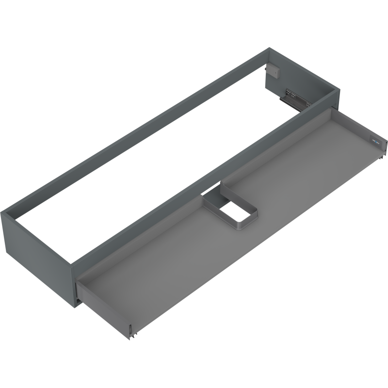 Mexen Box-A Korpus Waschtischunterschrank 160 cm, 1 Schublade, Graphit Matt - 91AX0-1600-235-1-66