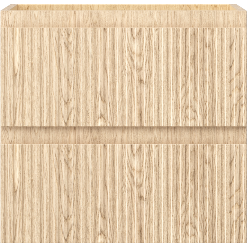 Mexen Rivel 50 cm Badezimmer-Unterschrank, 2 Schubladen, geriffelt, Eiche - 91A20-05047-2-BFF81
