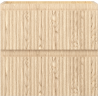 Mexen Rivel 50 cm Badezimmer-Unterschrank, 2 Schubladen, geriffelt, Eiche - 91A20-05047-2-BFF81