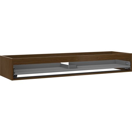 Mexen Box-A Waschtischunterschrank 160 cm, 1 Schublade, Nussbaum - 91AX0-1600-235-1-86