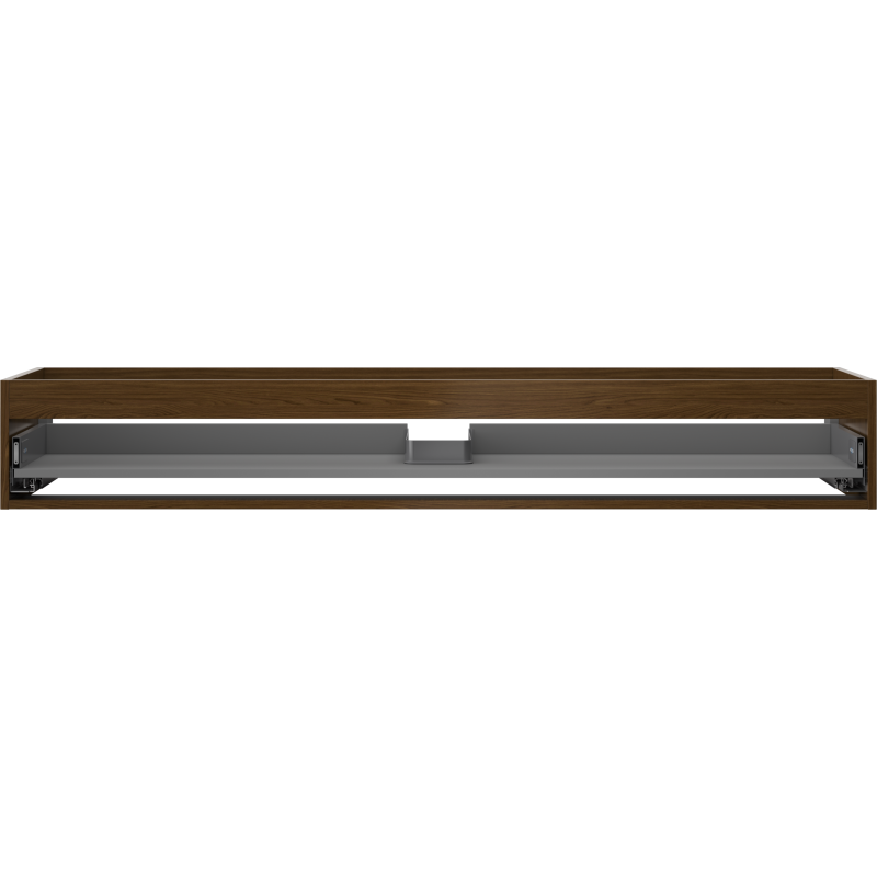 Mexen Box-A Waschtischunterschrank 160 cm, 1 Schublade, Nussbaum - 91AX0-1600-235-1-86