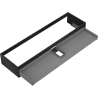 Mexen Box-A Waschtischunterschrank 160 cm, 1 Schublade, Schwarz Matt - 91AX0-1600-235-1-71