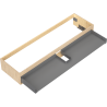 Mexen Box-A Korpus Waschtischunterschrank 160 cm, 1 Schublade, Eiche - 91AX0-1600-235-1-81
