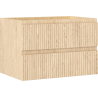 Mexen Rivel Badezimmer-Unterschrank 70 cm, 2 Schubladen, geriffelt, Eiche - 91A20-07047-2-BFF81