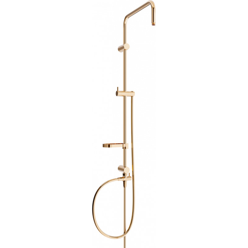 Mexen X Duschsäule, Roségold - 7939199-60