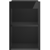 Mexen Box-A Waschtischunterschrank Korpus 30 cm, schwarz glänzend - 91AX1-0300-470-1-70