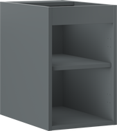 Mexen Box-A Korpus des Waschtischunterschranks 30 cm, Graphit Matt - 91AX1-0300-470-1-66