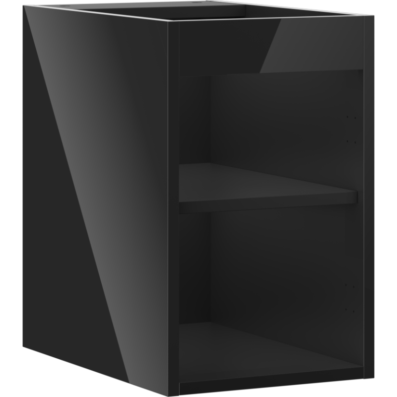 Mexen Box-A Waschtischunterschrank Korpus 30 cm, schwarz glänzend - 91AX1-0300-470-1-70