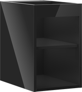 Mexen Box-A Waschtischunterschrank Korpus 30 cm, schwarz glänzend - 91AX1-0300-470-1-70
