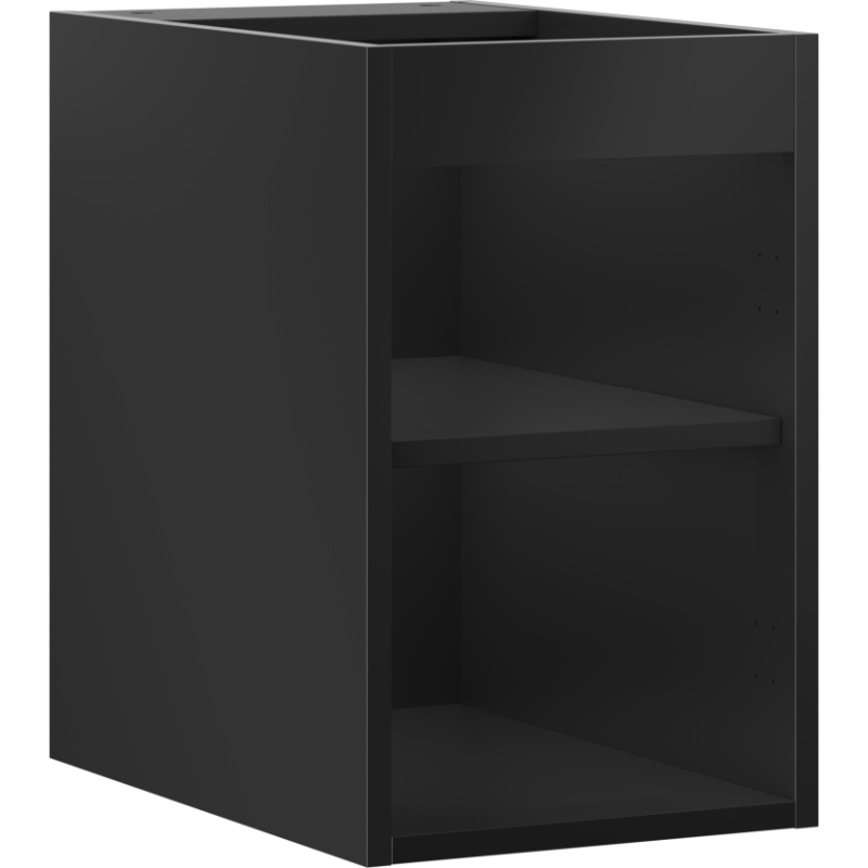Mexen Box-A Korpus des Waschbeckenschranks 30 cm, schwarzmatt - 91AX1-0300-470-1-71