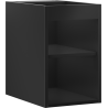 Mexen Box-A Korpus des Waschbeckenschranks 30 cm, schwarzmatt - 91AX1-0300-470-1-71