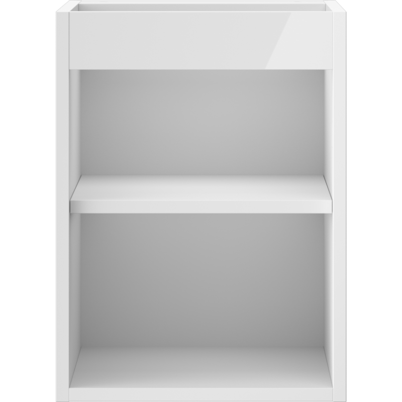 Mexen Box-A Korpus des Waschtischunterschranks 35 cm, Weiß Hochglanz - 91AX1-0350-470-1-00