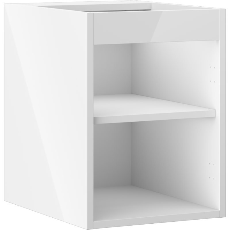 Mexen Box-A Korpus des Waschtischunterschranks 35 cm, Weiß Hochglanz - 91AX1-0350-470-1-00